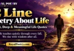 2 line poetry about life