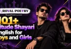 attitude shayari english