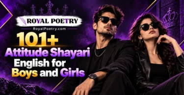 attitude shayari english