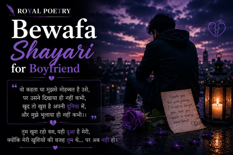bewafa shayari for boyfriend
