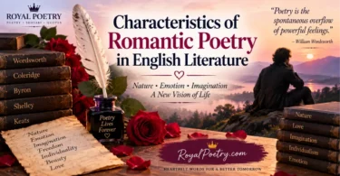 characteristics of romantic poetry in english literature