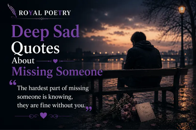 deep sad quotes about missing someone