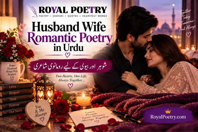 husband wife romantic poetry in urdu