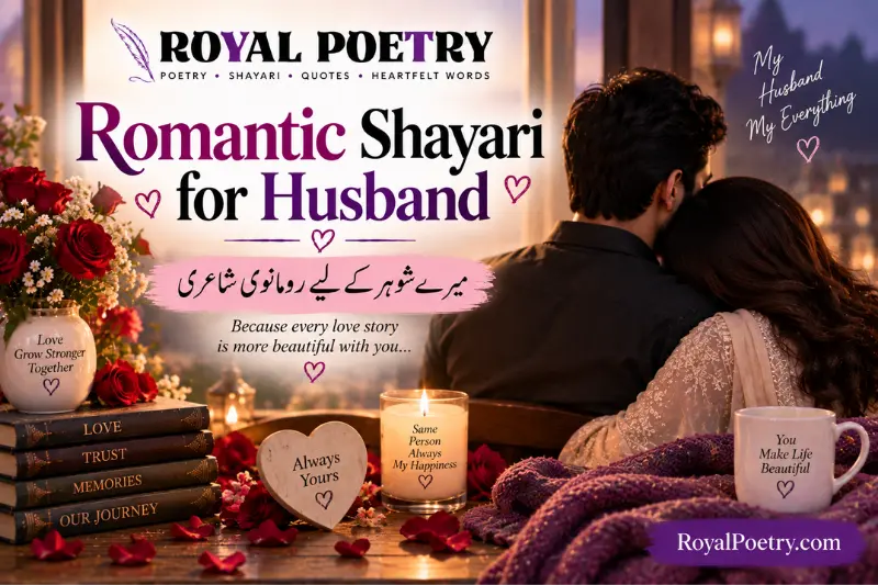 romantic shayari for husband
