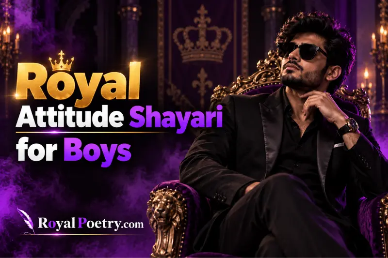 royal attitude shayari for boys