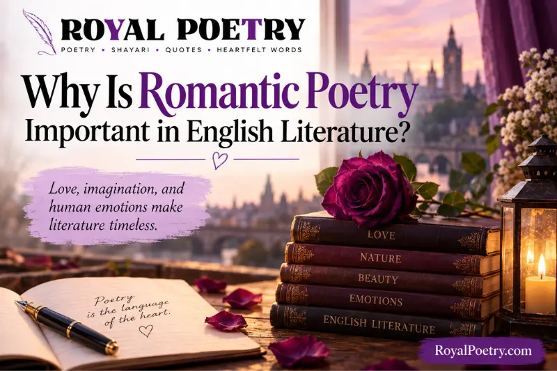 why Is romantic poetry important in english literature