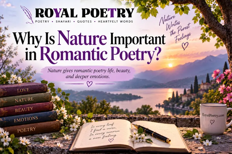 why is nature important in romantic poetry